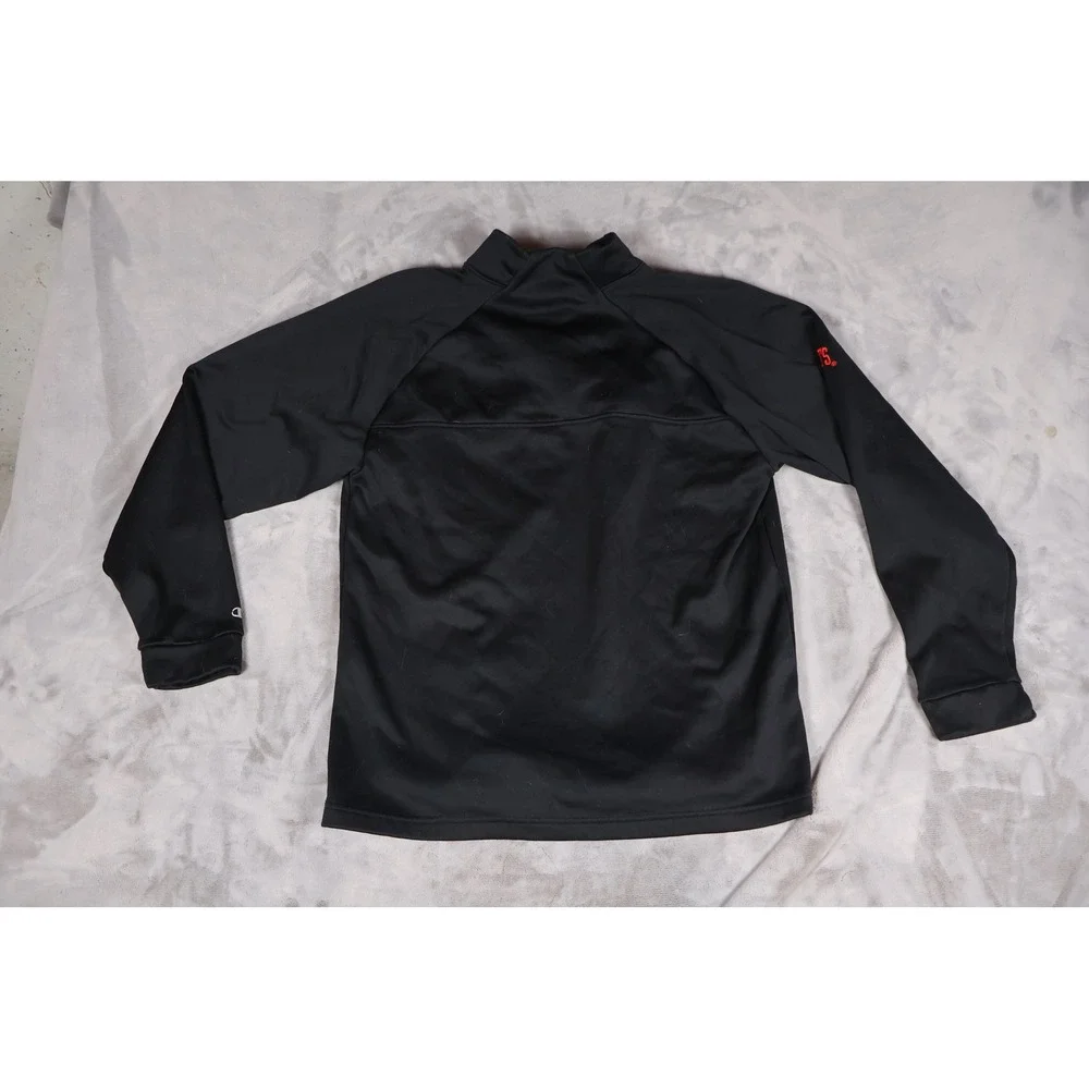 Champion University of Cincinnati Bearcats Mens Black Quarter Zip Pullover L